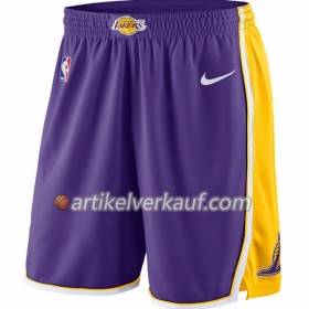Los Angeles Lakers Lila Nike Kurze Hose Swingman - Herren